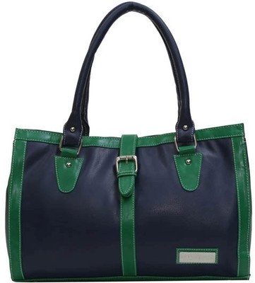 Lino Perros Hand-held Bag(Green, Blue), Blue;green
