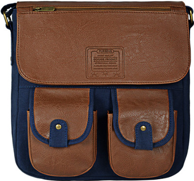 Purseus Hand-held Bag(Blue)