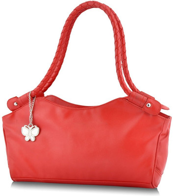 Butterflies Hand-held Bag(Red)