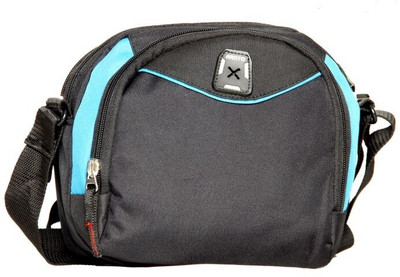 Aristo Lifestyle Messenger Bag(Black, Blue)