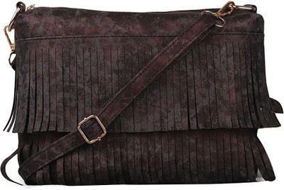 Arfafashions Sling Bag(Brown)