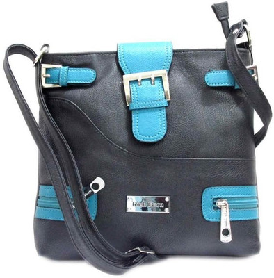 Rich Born Shoulder Bag(Black, Blue)