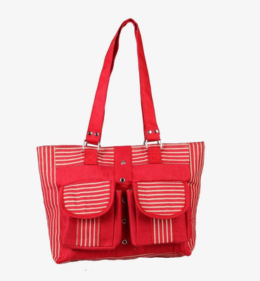 Jute Tree Shoulder Bag(Red)