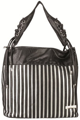 Lino Perros Hand-held Bag(Black, Silver)