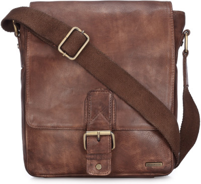 Teakwood Messenger Bag(Tan)