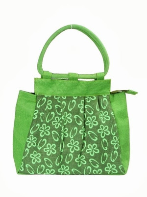 Jute Tree Hand-held Bag(Green)