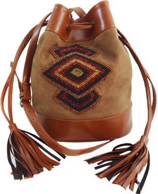 Hi Look Pouch Potli(Brown)