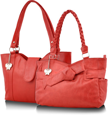Butterflies Satchel(Red)