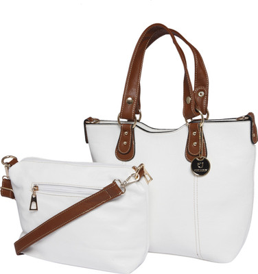 Fur Jaden Tote(White)