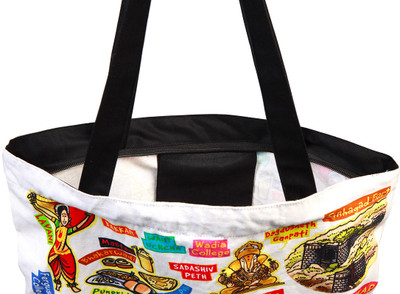 Eco Corner Tote(White)