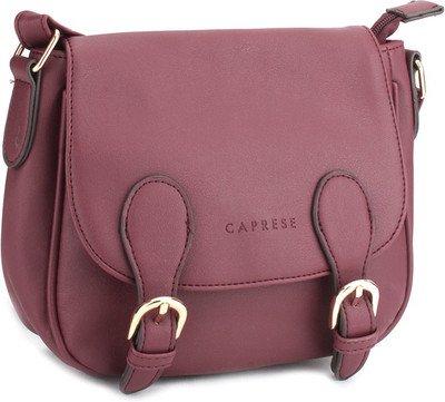 Caprese Sling Bag(Maroon)