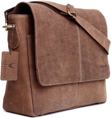 WildHorn Messenger Bag(Brown)