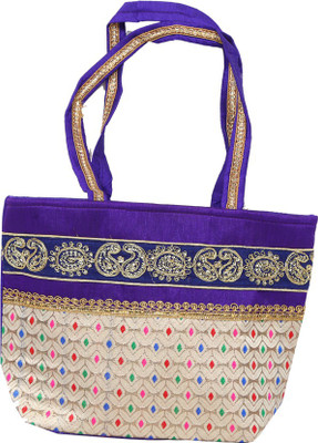 Kuber Industries Hand-held Bag(Blue)