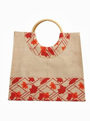 Jute Tree Hand-held Bag(Red)