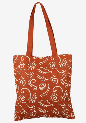 Jute Tree Shoulder Bag(Orange)