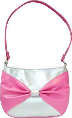 Feliza Hand-held Bag(Silver, Pink), Pink;silver