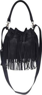 Justanned Shoulder Bag(Black)