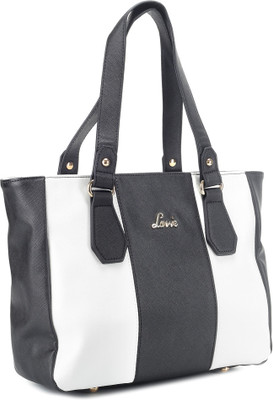 Lavie Shoulder Bag(Black, White)