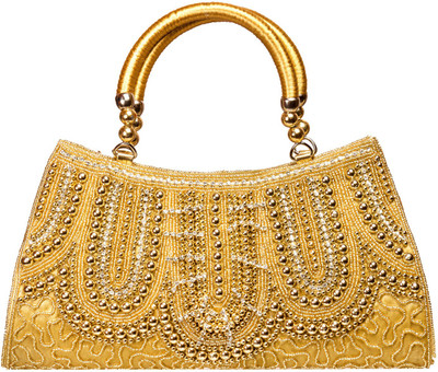 Louise Belgium Hand-held Bag(Gold)