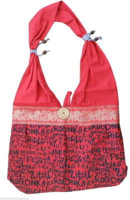Jaipuri Art Shoulder Bag(Red)