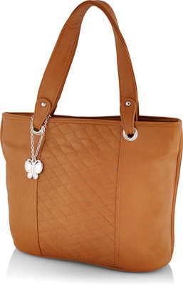 Butterflies Hand-held Bag(Tan)