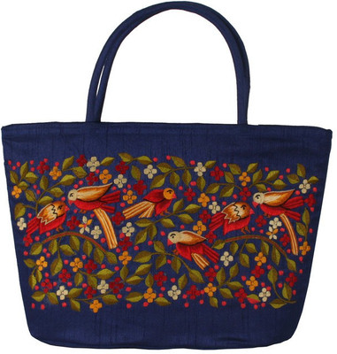 Soulful Threads Hand-held Bag(Blue)