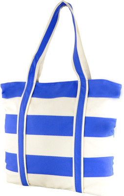 Rosemary Hand-held Bag(Blue, White)