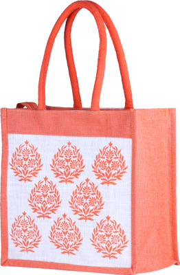 Jute Tree Hand-held Bag(Orange)