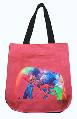 Indian Colours Tote(Pink)