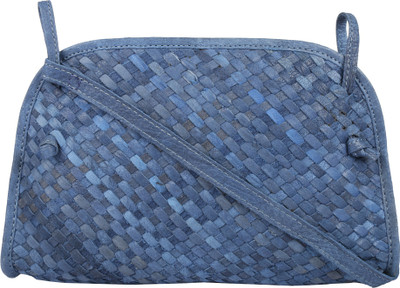 Bay & blue Hand-held Bag(Blue)