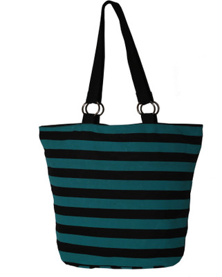Bag Factory Hand-held Bag(Black, Green)