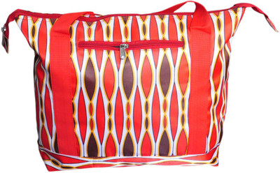Attache Shoulder Bag(Red, Brown), Brown;red