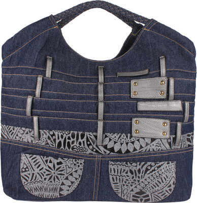 Monett Shoulder Bag(Blue, Grey)