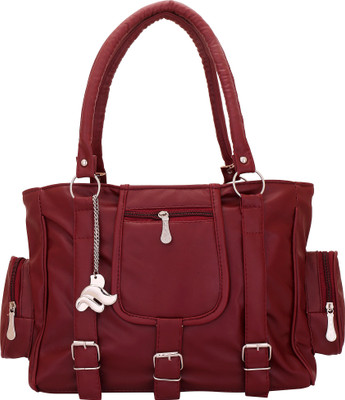 Lady bar Shoulder Bag(Maroon)