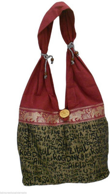 Jaipuri Art Shoulder Bag(Brown)