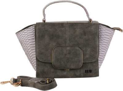 ILU Tote(Grey, Green), Green;grey