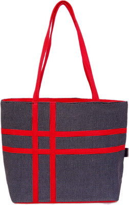 Womaniya Shoulder Bag(Black, Red)