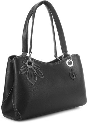 Leather Talks Messenger Bag(Black)