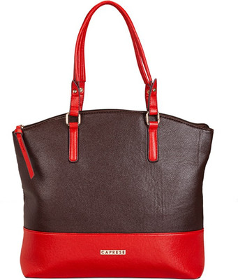 Caprese Satchel(Brown, Red)