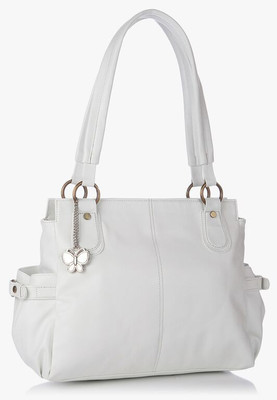 Butterflies Hand-held Bag(White)