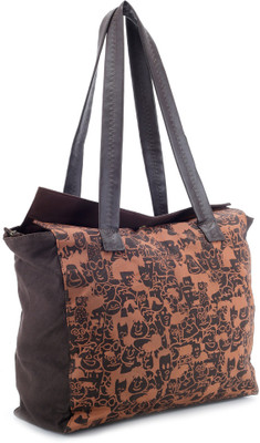 Baggit Hand-held Bag(Brown)