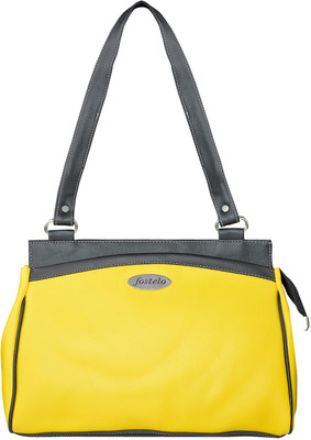 Fostelo Shoulder Bag(Yellow, Black), Black;yellow