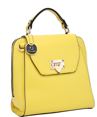 Fur Jaden Hand-held Bag(Yellow)