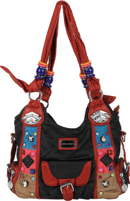 Frosty Fashion Shoulder Bag(Black, Blue)