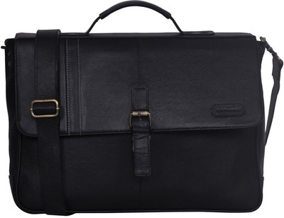 Justanned Messenger Bag(Black)