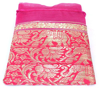 Kriti Creations Pouch Potli(Pink)