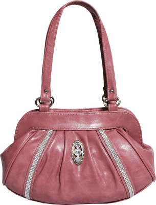 Veins Hand-held Bag(Pink)