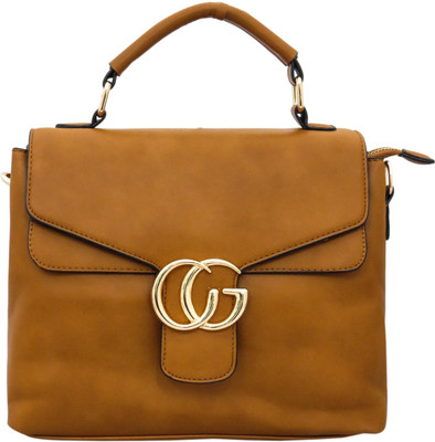 Heels & Handles Hand-held Bag(Brown)