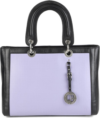 Da Milano Hand-held Bag(Black, Purple)