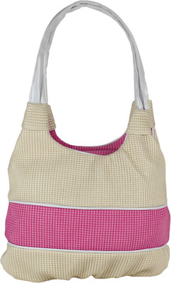 Incraze Shoulder Bag(Beige, Pink)